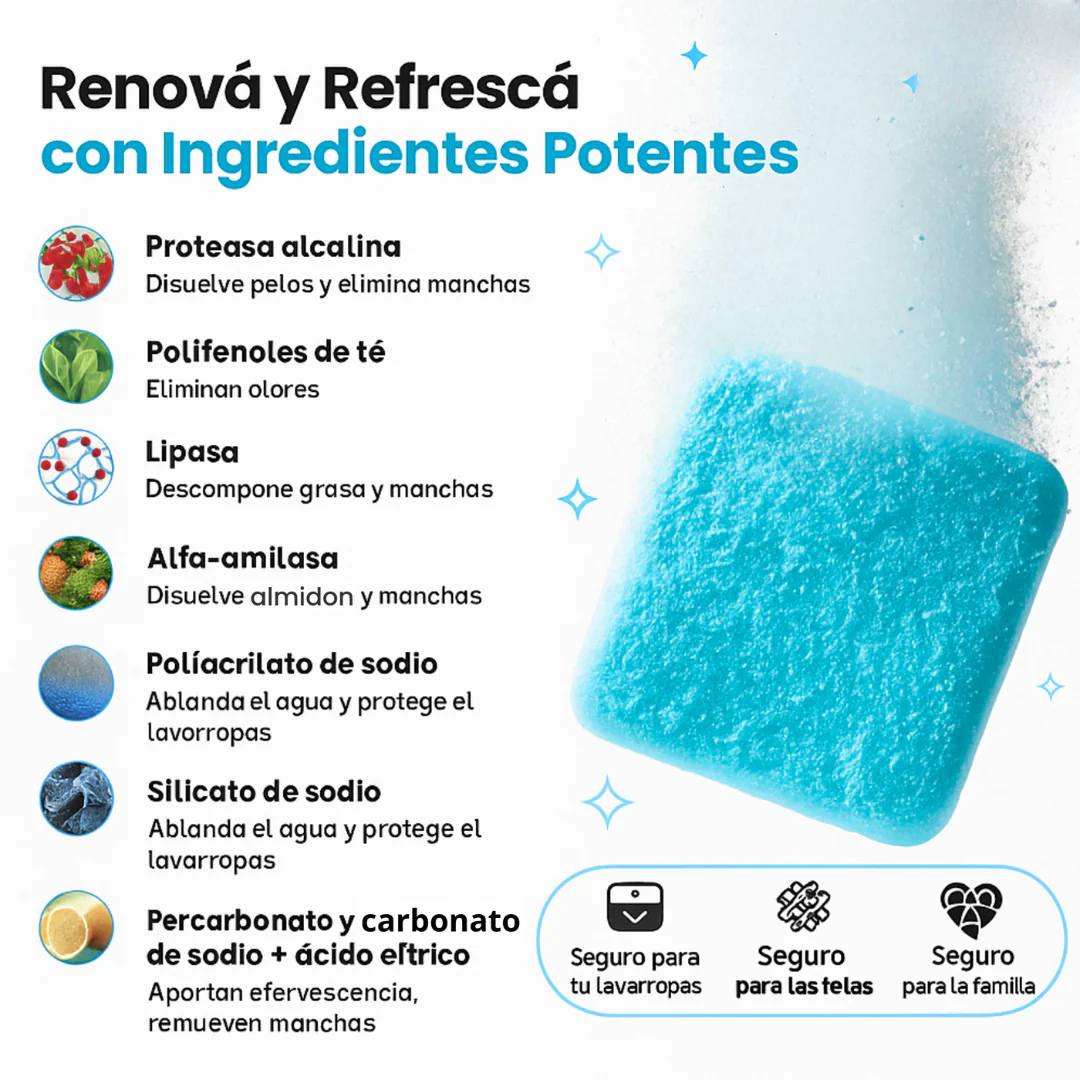 2x1 Pastillas para lavarropas (24u)