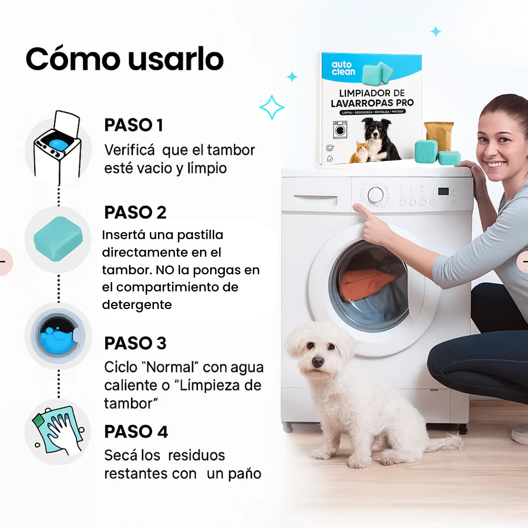 2x1 Pastillas para lavarropas (24u)