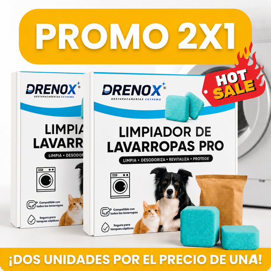 2x1 Pastillas para lavarropas (24u)